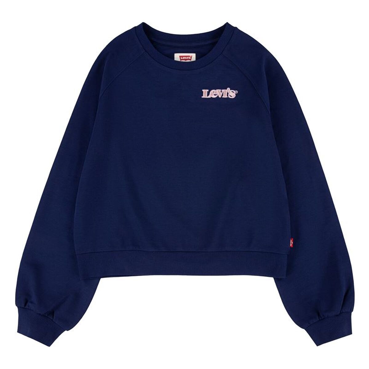 Women’s Sweatshirt without Hood Levi's Benchwarmer Crew Girl Dark blue
