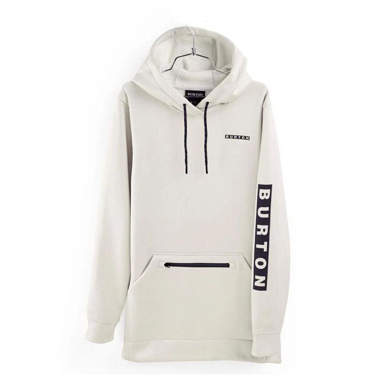 Women’s Sweatshirt without Hood Burton Oak Long Pullover Hoodie White