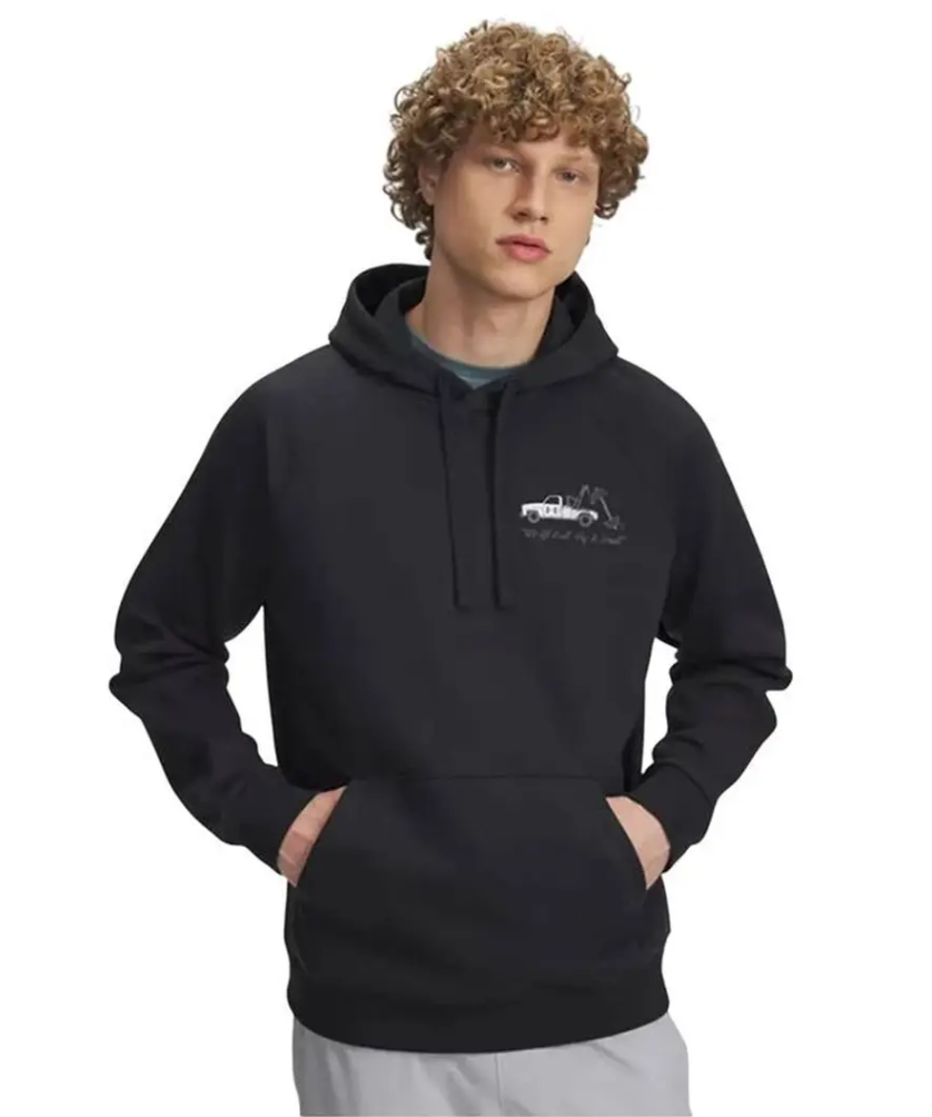 Men’s Hoodie Under Armour Rival Fleece Hbr Logo Hd Black XL