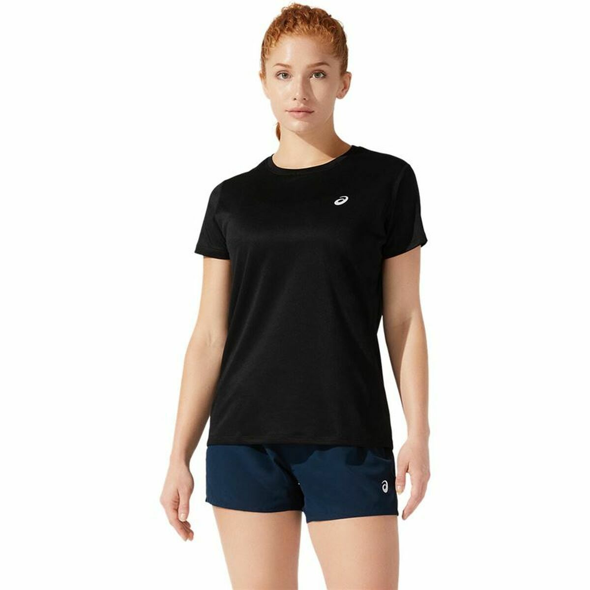 Women’s Short Sleeve T-Shirt Asics Core SS Black XS