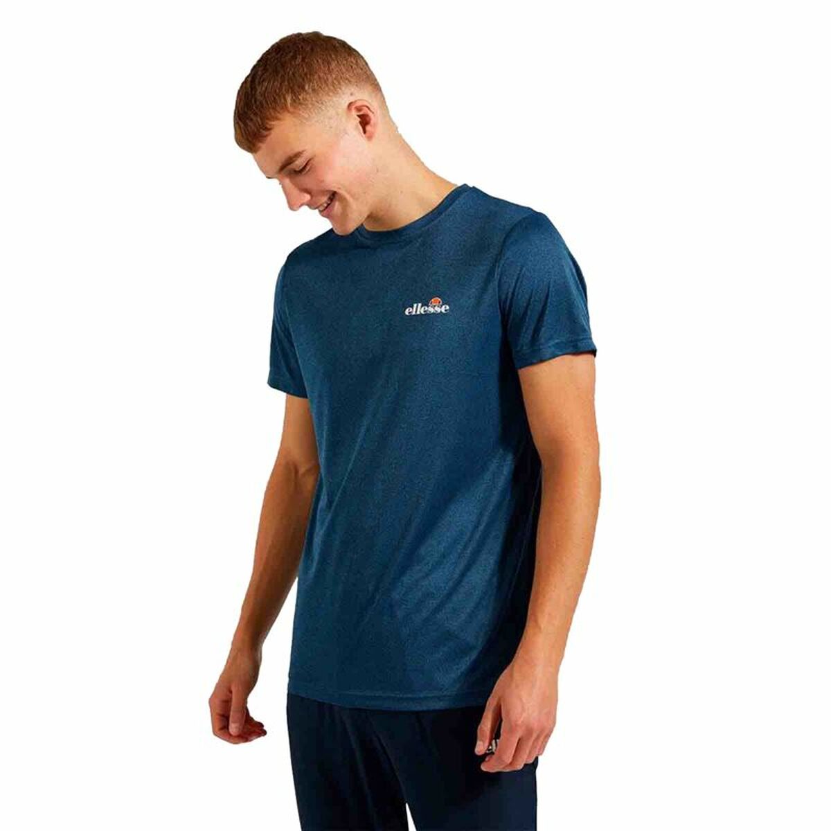 Men’s Short Sleeve T-Shirt Ellesse Malbe  Blue S