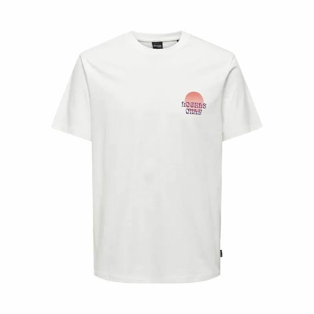 Men’s Short Sleeve T-Shirt Only & Sons Onskye Reg White M
