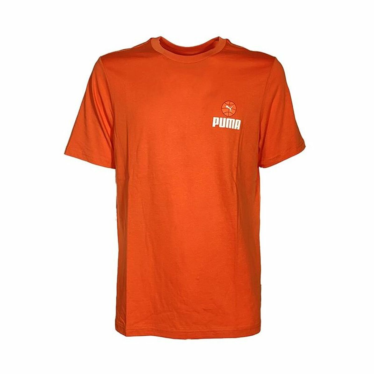 Men’s Short Sleeve T-Shirt Puma Chilli Powder Orange XL