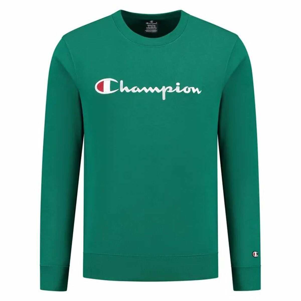 Men’s Sweatshirt without Hood Champion Crewneck Green XL
