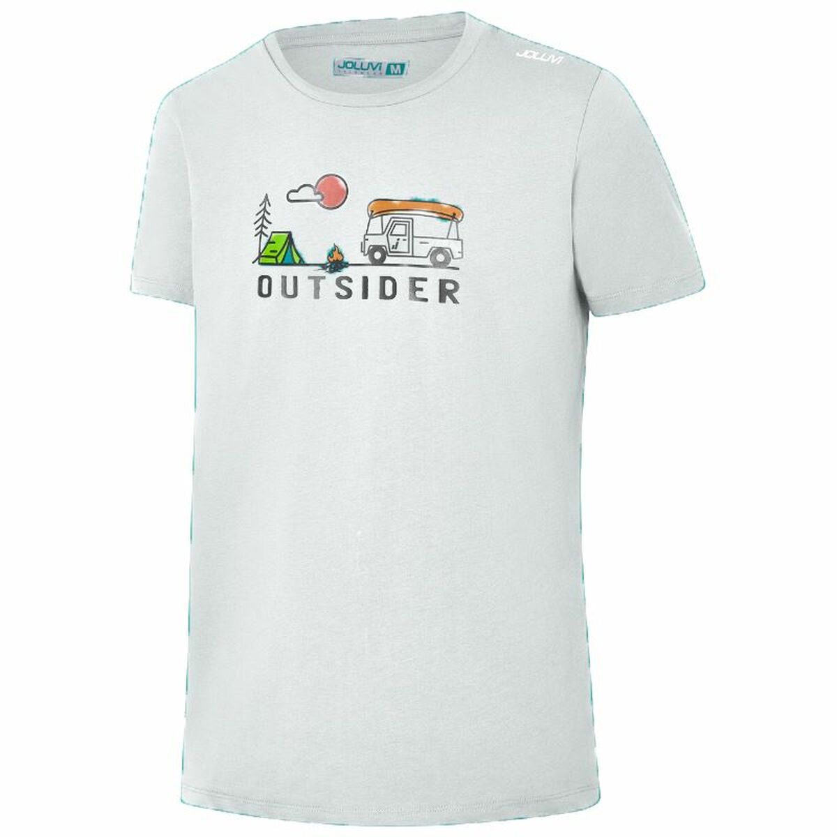 T-shirt Joluvi Outsider Camp White XL